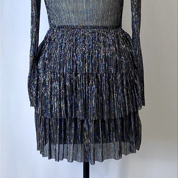 SABINA MUSÁYEV Monique Metallic Minidress size XS - Picture 7 of 12